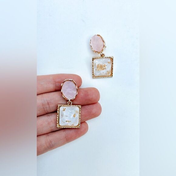 crystal drop earrings A237 - Picture 2 of 4